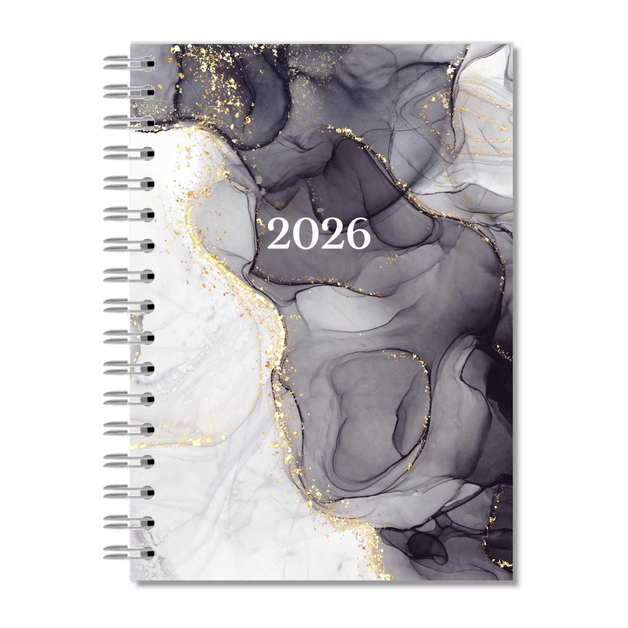 Agenda Planner 2026 Black Sereno