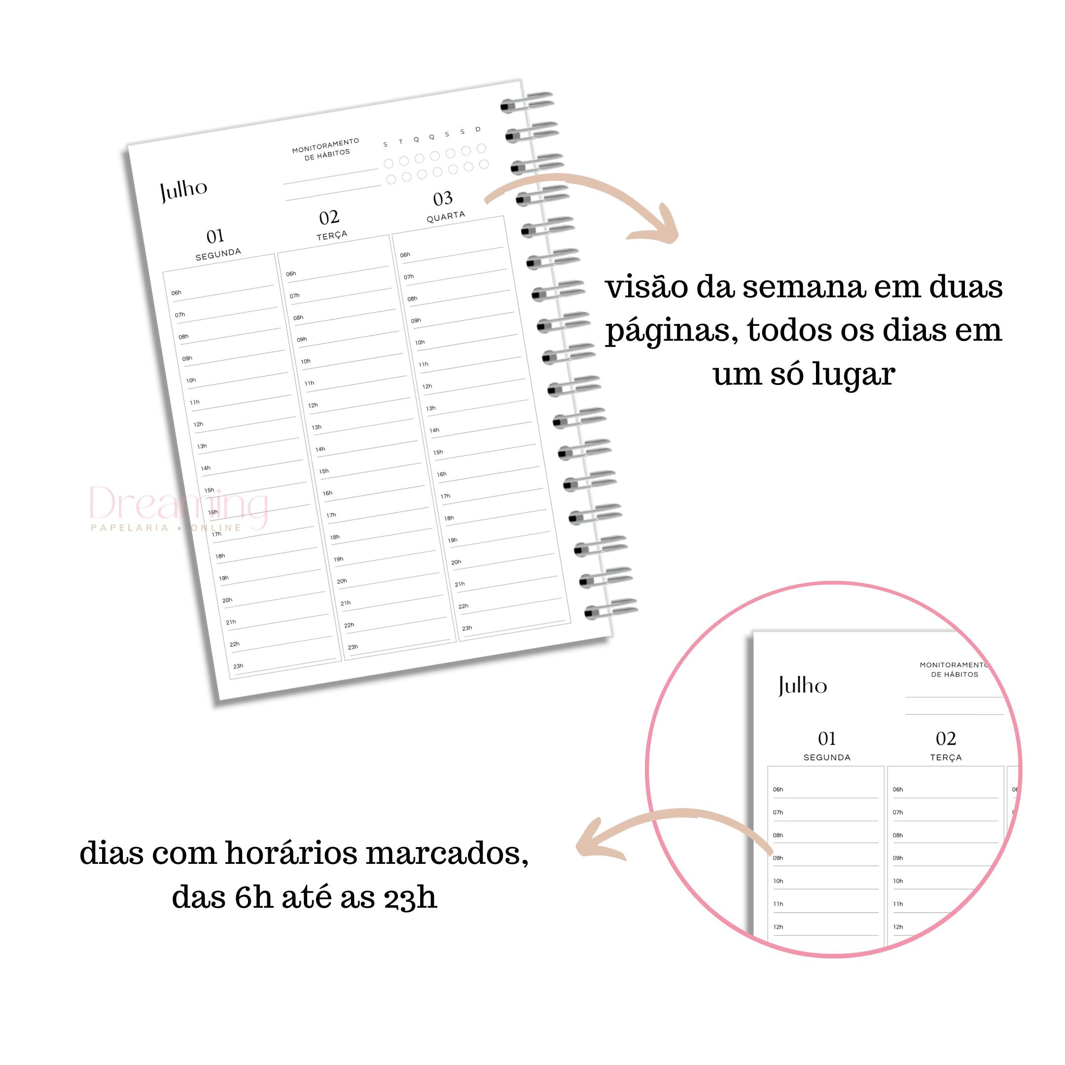 Agenda Planner 2026 Violeta