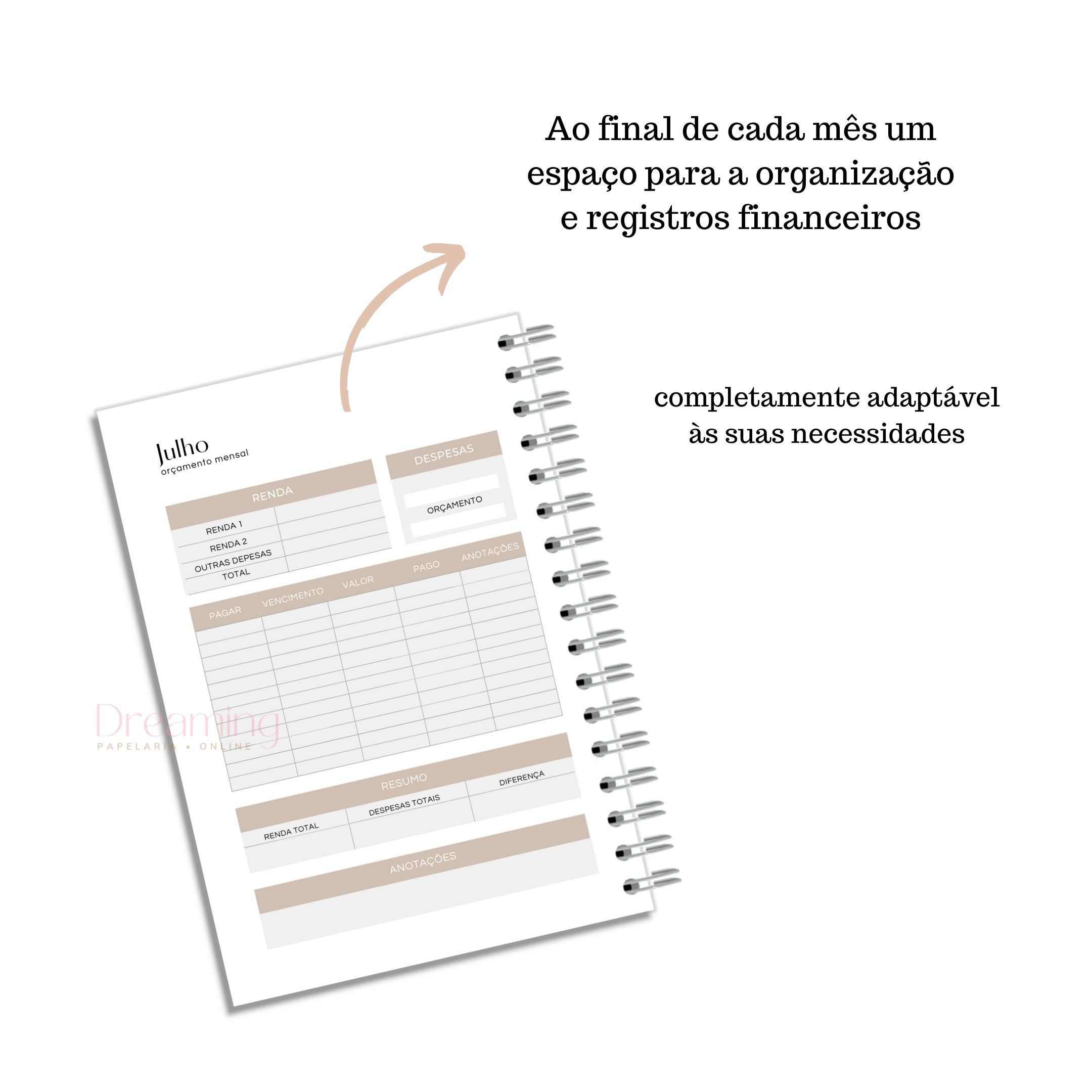 Agenda Planner 2026 Violeta
