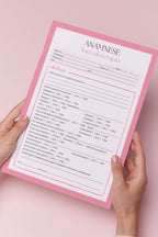 Ficha de anamnese auriculoterapia