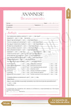 Ficha de anamnese bronzeamento