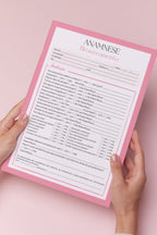 Ficha de anamnese bronzeamento