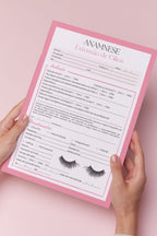 Ficha de anamnese extensão de cílios