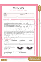 Ficha de anamnese extensão de cílios