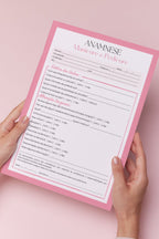 Ficha de anamnese manicure e pedicure