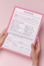 Ficha de anamnese micropigmentação de sobrancelha