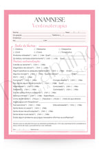 Ficha de anamnese ventosaterapia