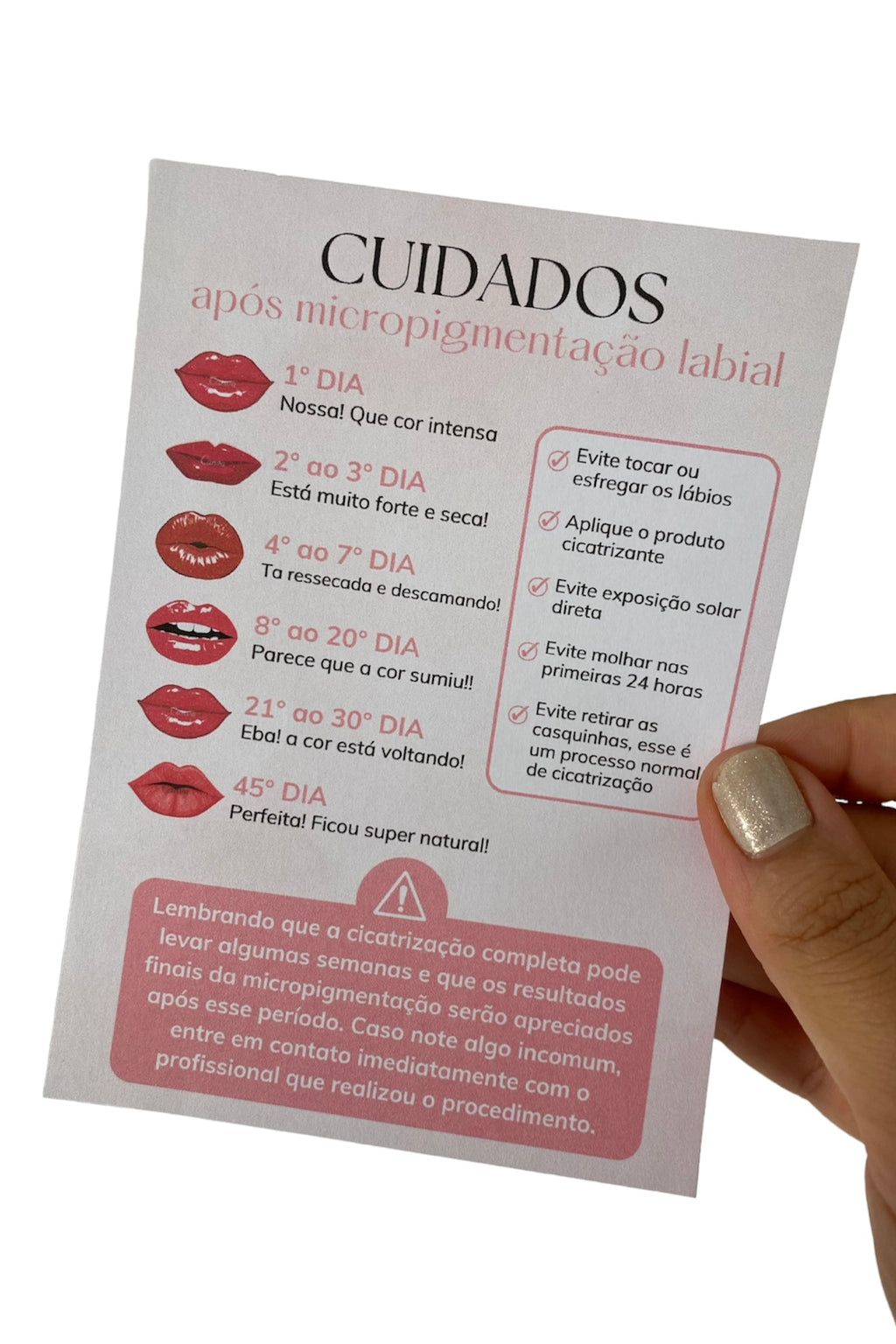 Cuidados Após Micropigmentação Labial