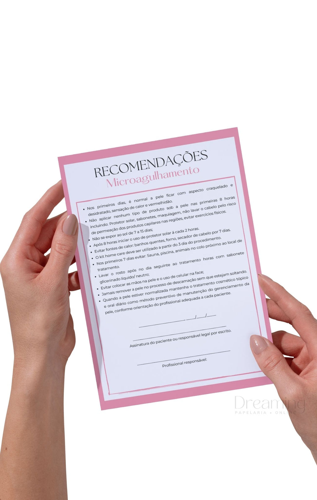 Recomendações Microagulhamento