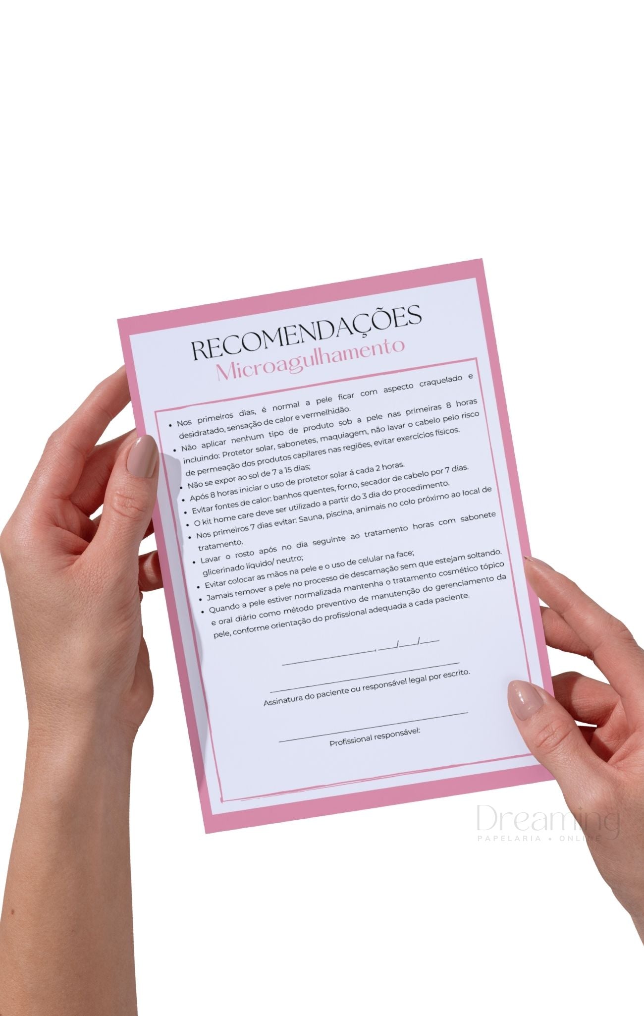 Recomendações Microagulhamento